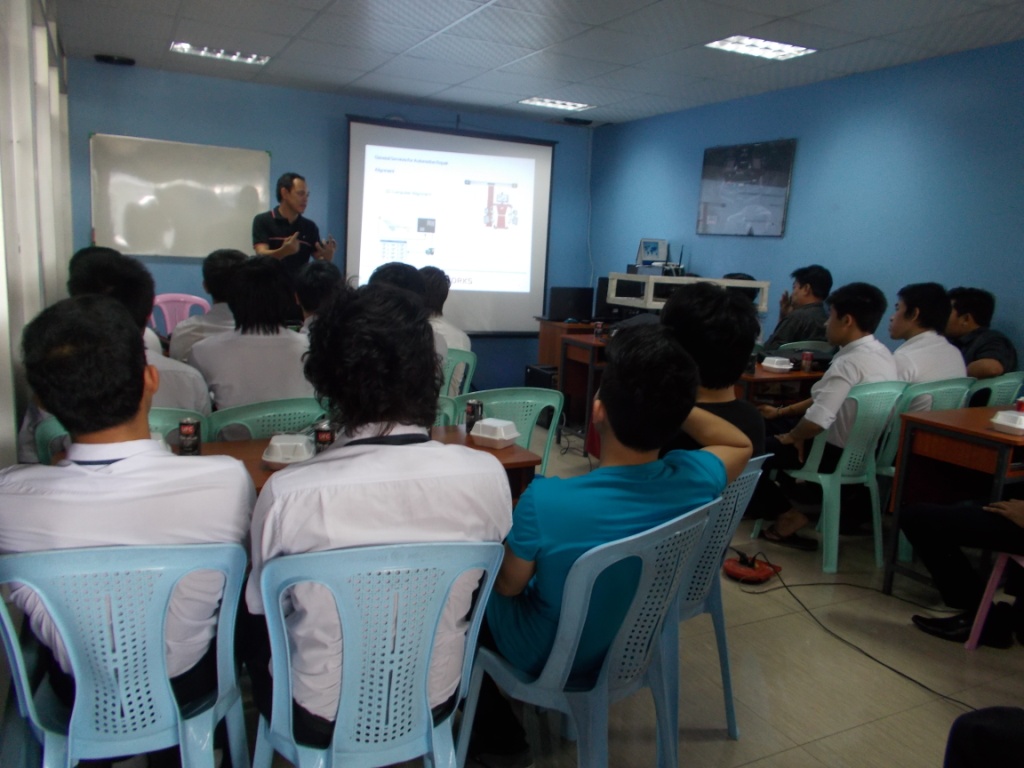 THE LECTURE AND PRACTICAL LESSONS FOR THE STUDENTS OF MYANMAR NOBLE COLLEGE, IN 2014